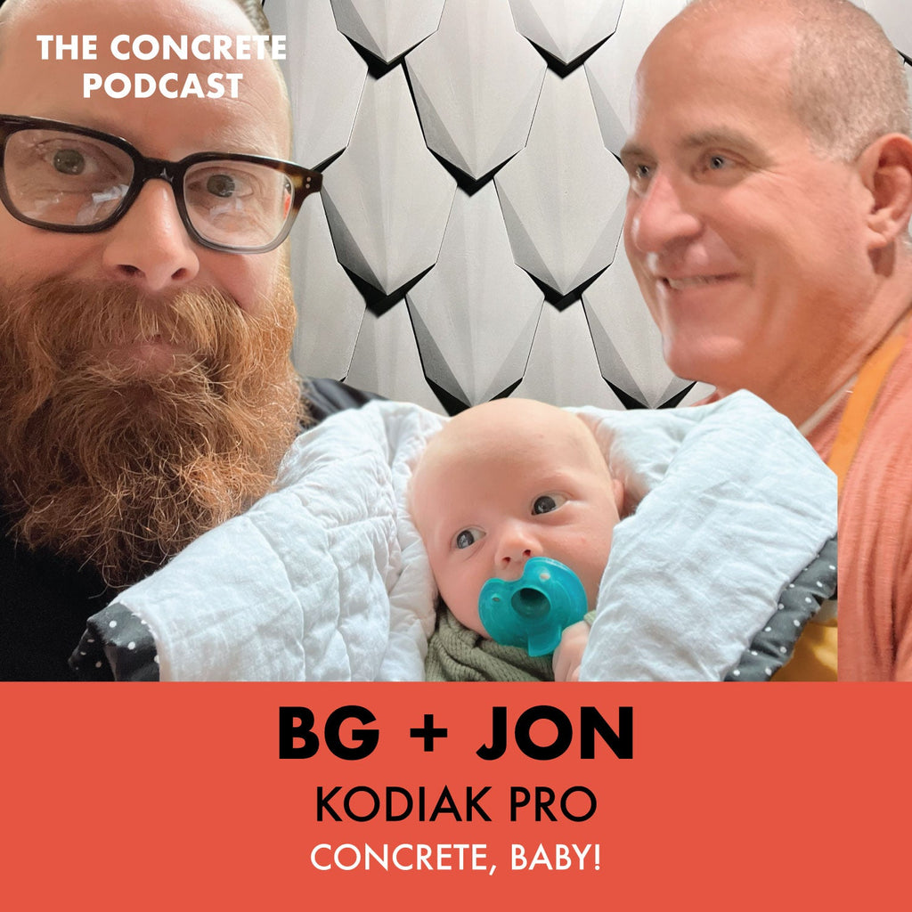 Jon and BG of Kodiak Pro discussing the effects of pigments on concrete plasticity and best practices for mixing concrete.
