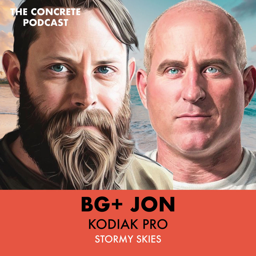 BG + Jon, Kodiak Pro - Stormy Skies and Concrete Tile: Unveiling Hypocrisy and Shark Encounters