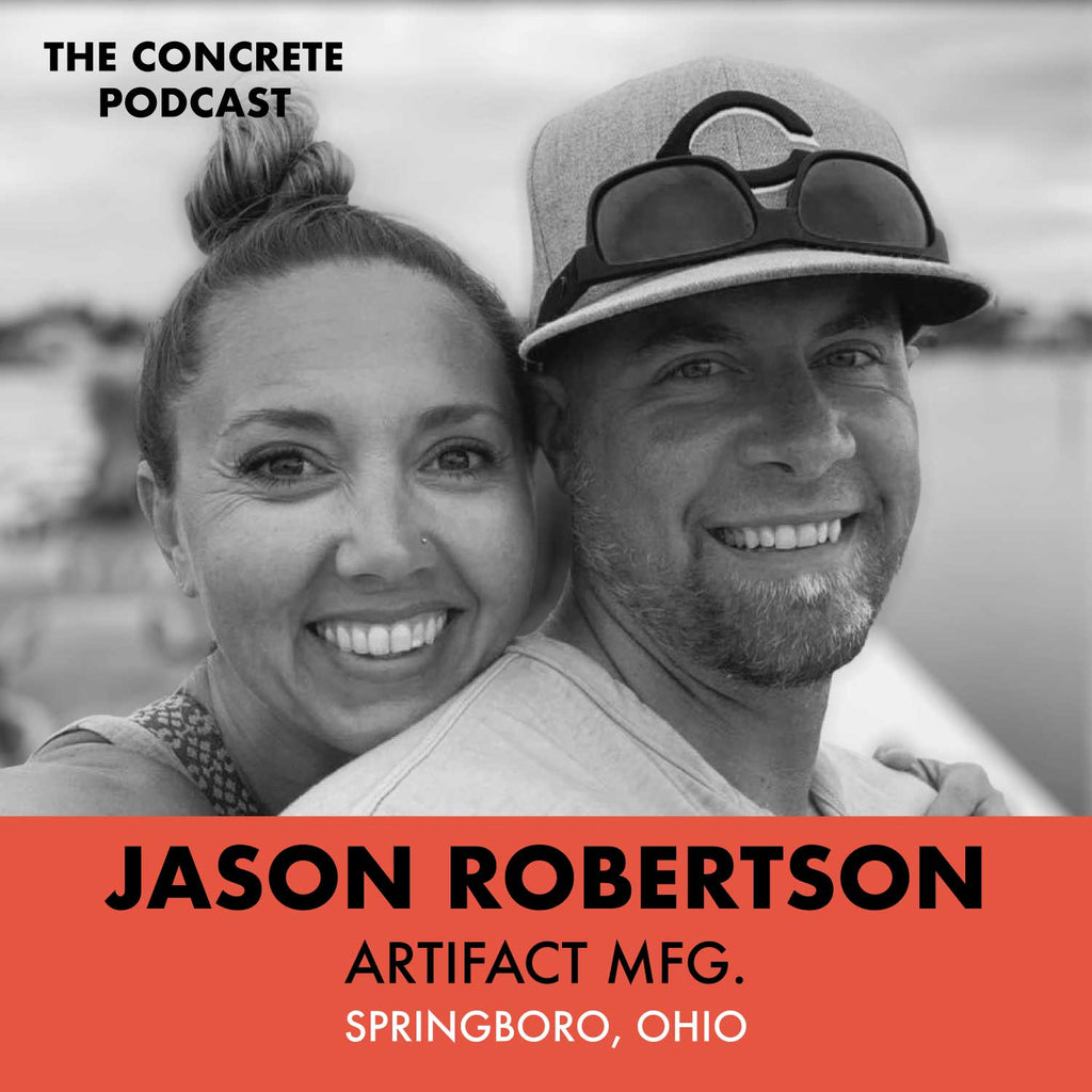 Jason Robertson of Artifact Manufacturing is a concrete fabricator in Springsboro, OH