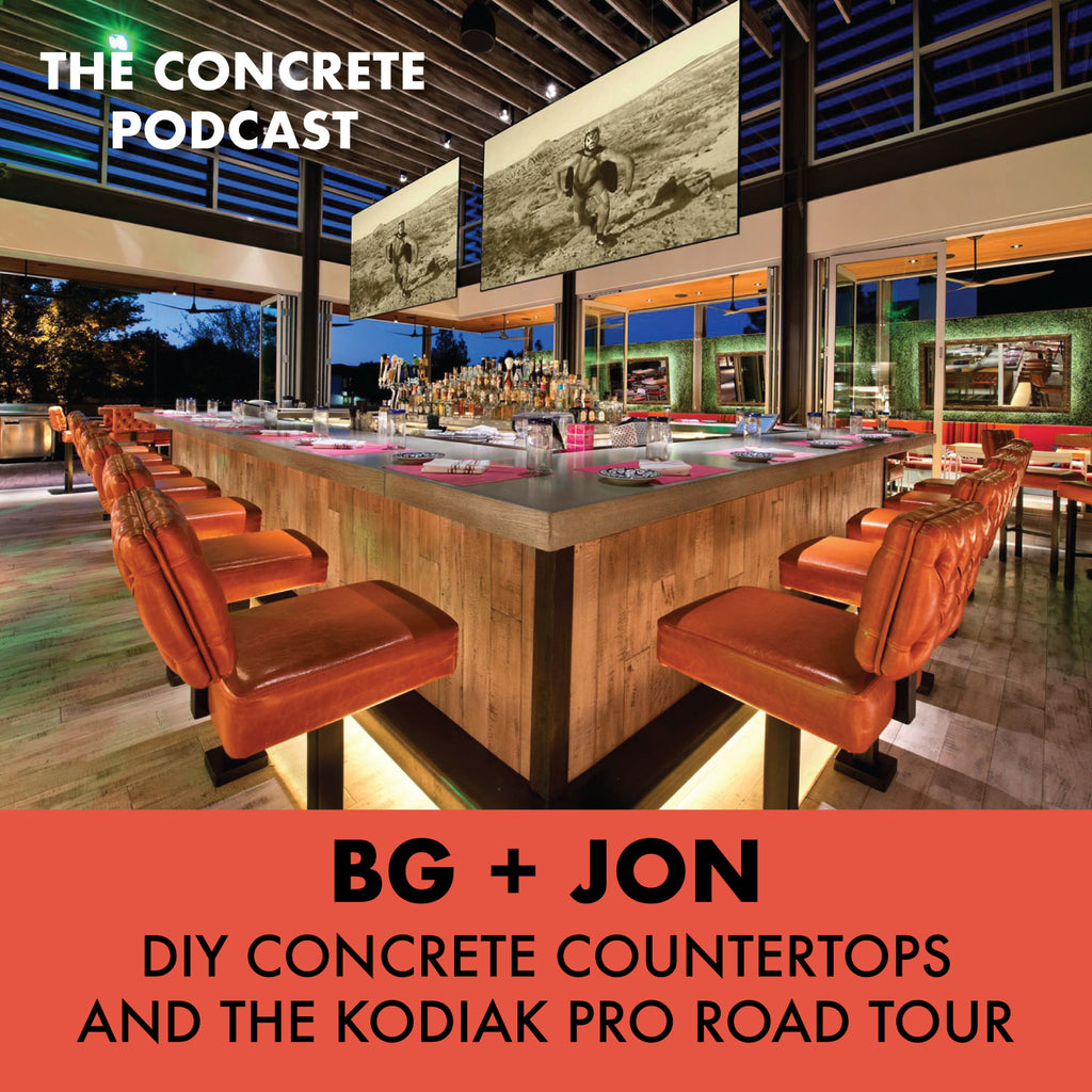 DIY Concrete Countertops for Outdoor Kitchens and the Kodiak Pro Road Tour
