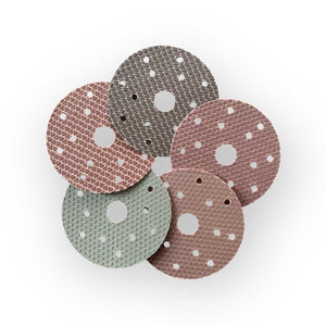 Open image in slideshow, Kodiak Pro diamond pads for concrete and stone made for the Bosch and Mirka sanders 6 inch size
