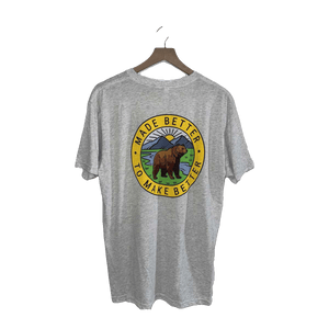 Back of Made Better shirt on a hanger